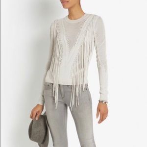 Ronny Kobo Saskia Fringe Sweater